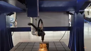 LCR03 3D Robotic Laser Cutting Head for 1.5mm Galvanized Sheet Cutting
