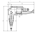 8kW Fiber Laser Bevel Cutting Head (Single Pendulum Right Angle)