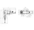 15kW Fiber Laser Bevel Cutting Head (Single Pendulum Right Angle)