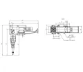 20kW Fiber Laser Bevel Cutting Head (Single Pendulum Right Angle)